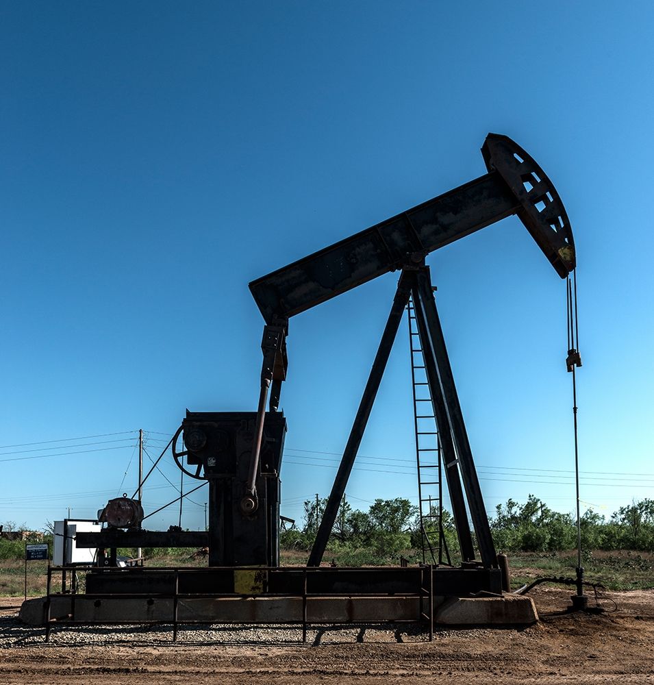 A pumpjack in Wichita County, TX art print by Carol Highmith for $57.95 CAD