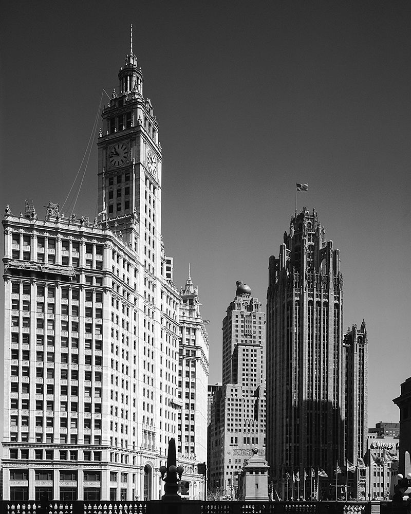 Landmark skyscrapers Chicago Illinois art print by Carol Highsmith for $57.95 CAD