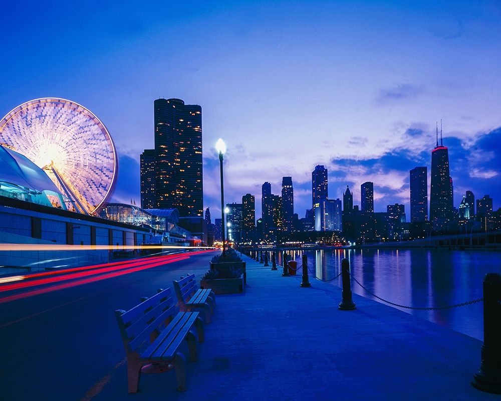 View of Chicago Illinois art print by Carol Highsmith for $57.95 CAD