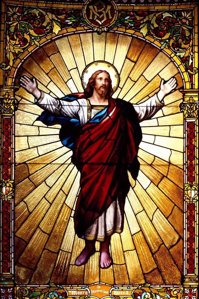 Stained-glass window at the Neptune Society Columbarium San Francisco California art print by Carol Highsmith for $57.95 CAD