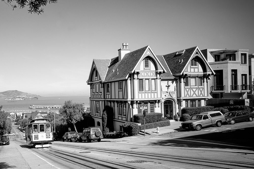 Cable car ascends hill San Francisco California art print by Carol Highsmith for $57.95 CAD
