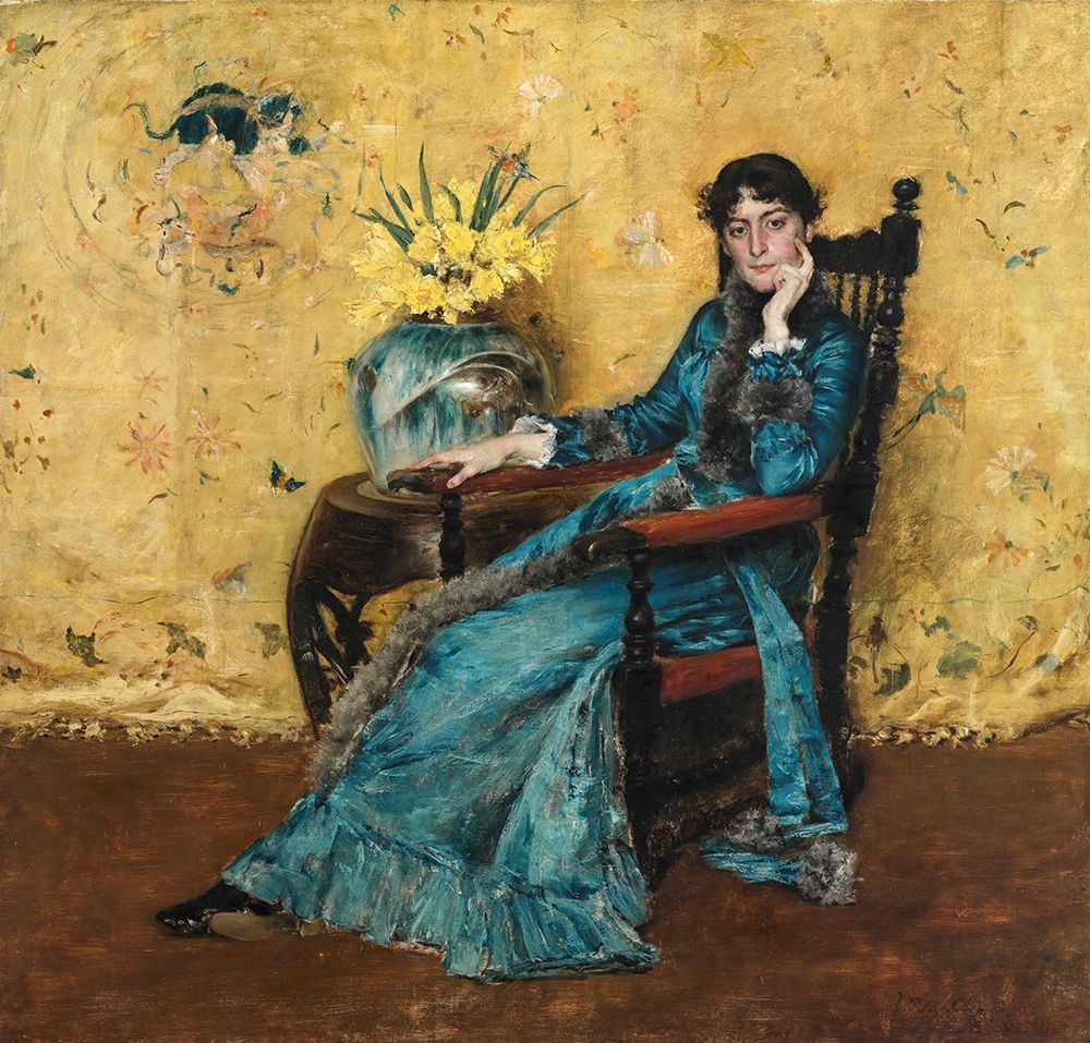 Portrait of Dora Wheeler art print by William Merritt Chase for $57.95 CAD