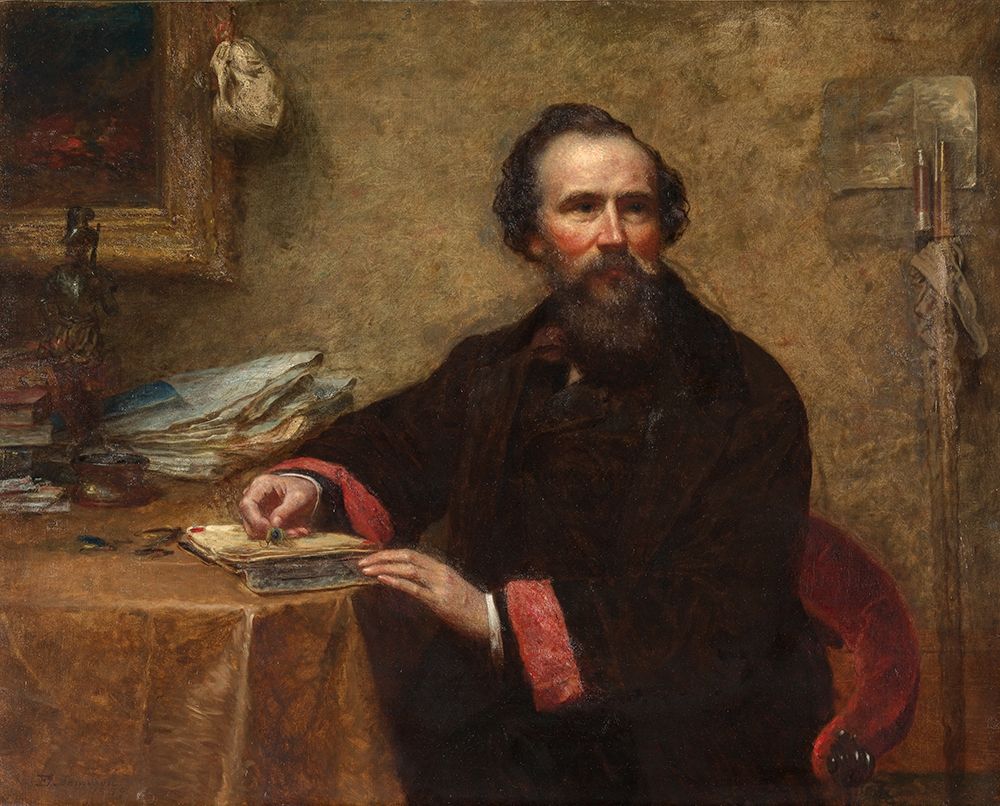 Portrait of Genio C Scott art print by Eastman Johnson for $57.95 CAD