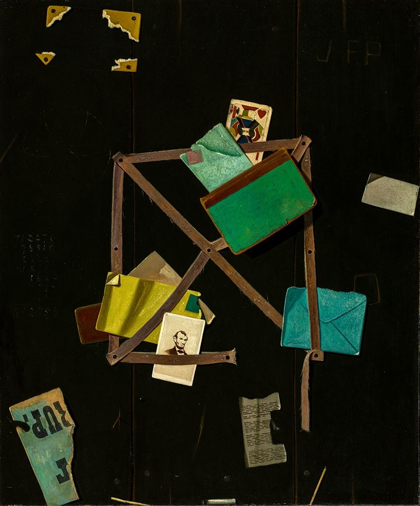 Card Rack with a Jack of Hearts art print by John F Peto for $57.95 CAD