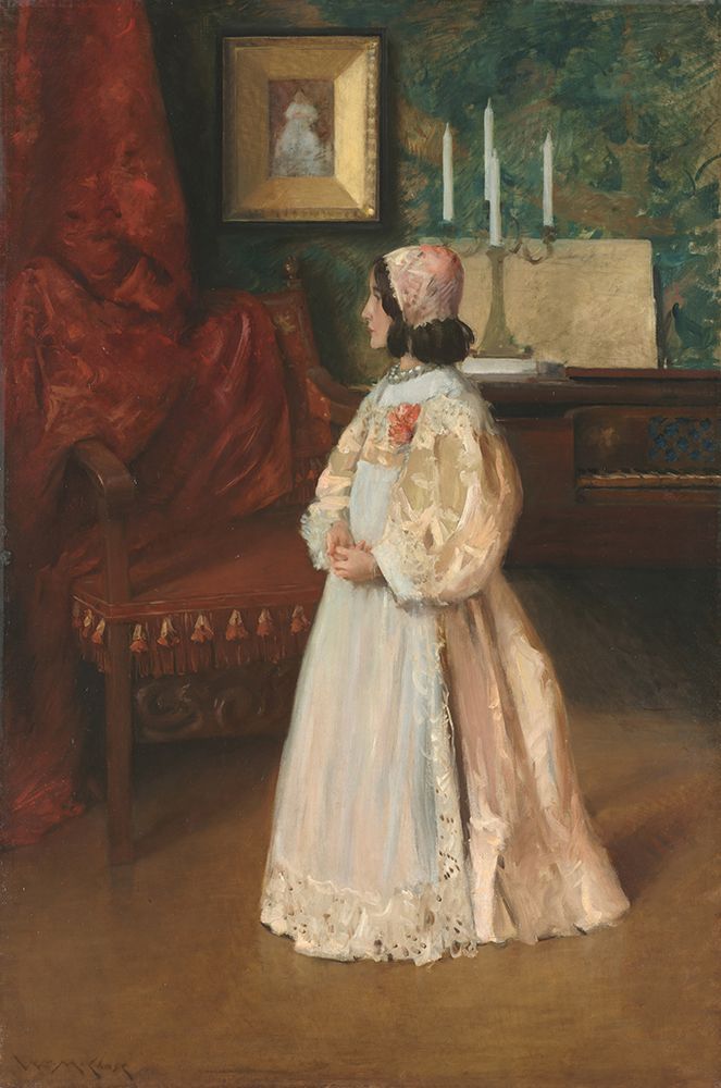 Portrait of My Daughter Alice 1895 art print by William Merritt Chase for $57.95 CAD