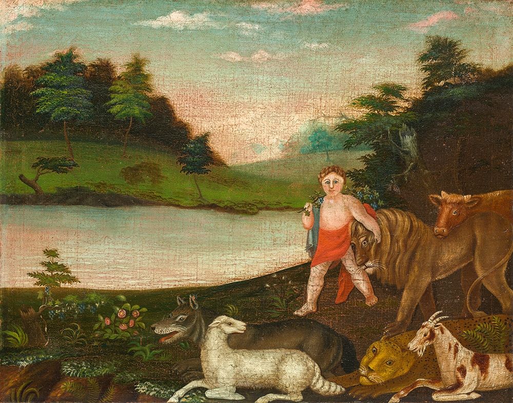 The Peaceable Kingdom art print by Edward Hicks for $57.95 CAD