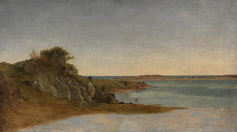 View near Newport art print by John Frederick Kensett for $57.95 CAD
