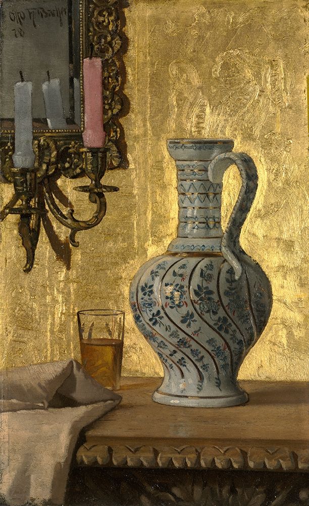 Pitcher and a Glass on a Table art print by Otto H Bacher for $57.95 CAD