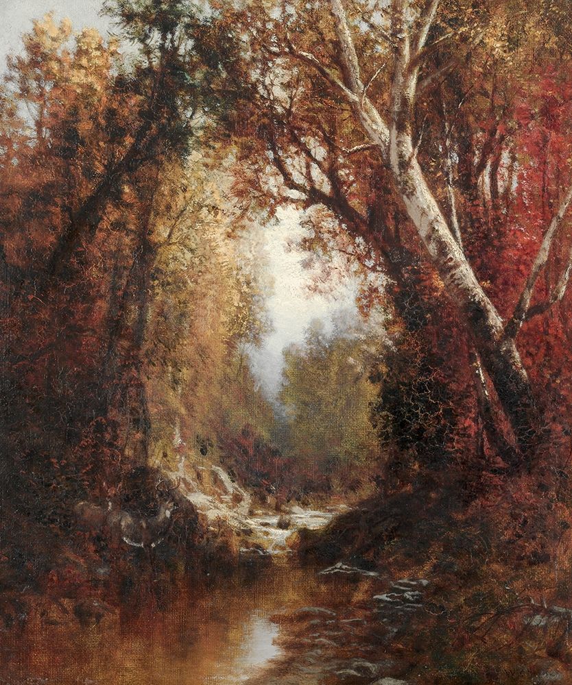 Autumn Scene in the Adirondacks art print by William Hart for $57.95 CAD