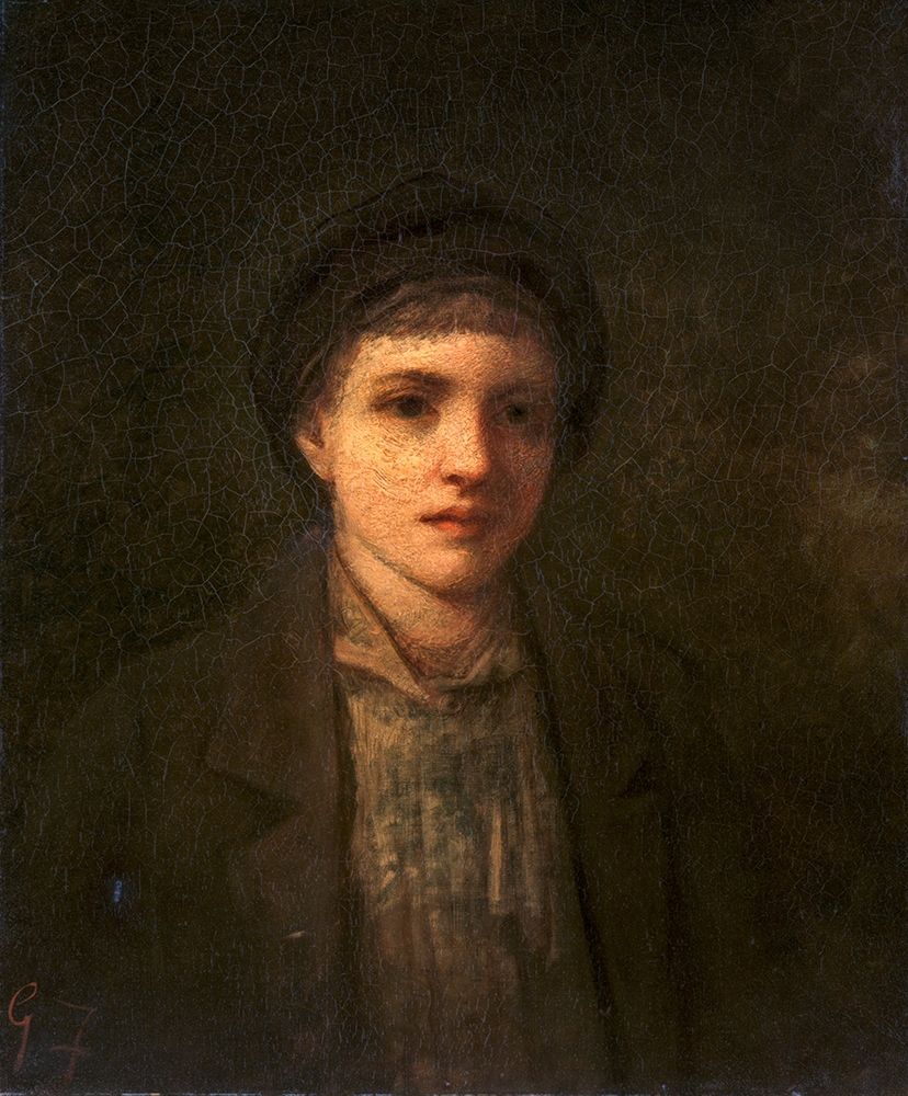 Head of a Boy art print by George Fuller for $57.95 CAD