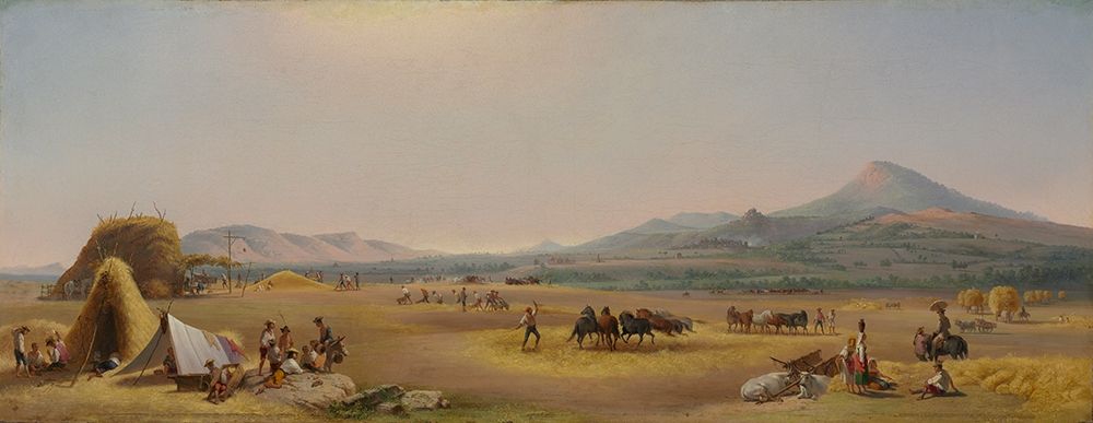 Harvest on the Roman Campagna art print by John Gadsby Chapman for $57.95 CAD