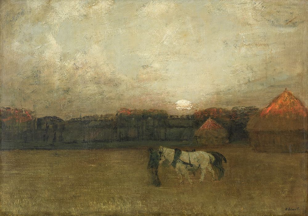 The Stubble Field art print by Henry Golden Dearth for $57.95 CAD