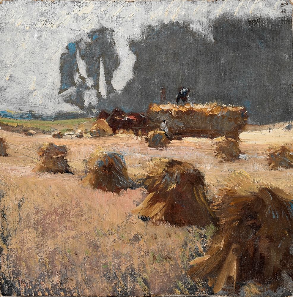 Harvest Time art print by Henry Keller for $57.95 CAD