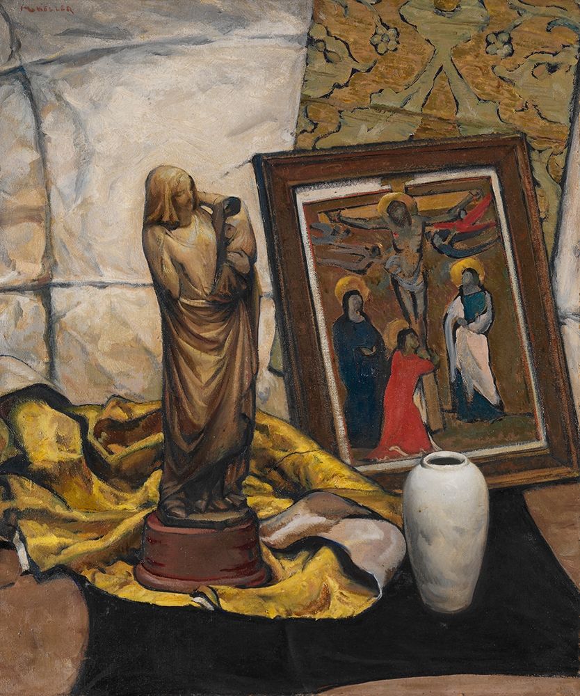 The Madonna of Ivory art print by Henry Keller for $57.95 CAD