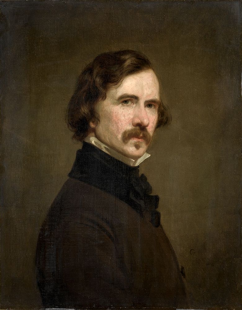 Self-Portrait art print by Geogre Peter Alexander Healy for $57.95 CAD