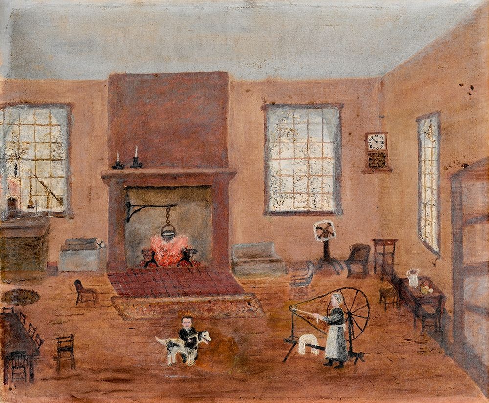 In the Kitchen art print by Frank E Case for $57.95 CAD