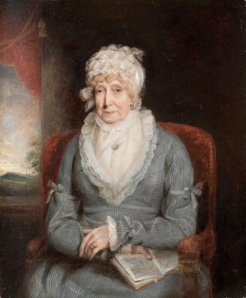 Portrait of a Woman Mrs Ann Hivlyn art print by 19th Century America or England for $57.95 CAD