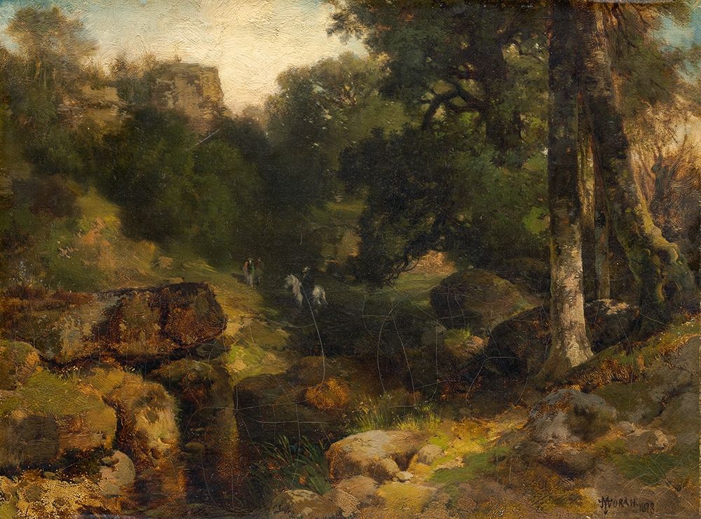 The Dell art print by Thomas Moran for $57.95 CAD
