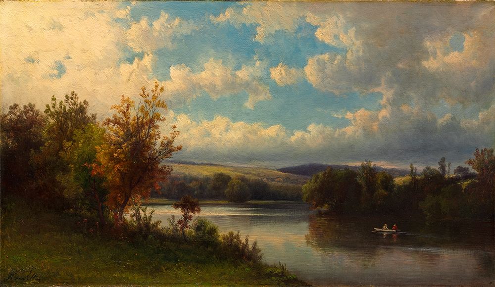 Landscape near Granby Connecticut art print by Hendrik Dirk Kruseman van Elten for $57.95 CAD