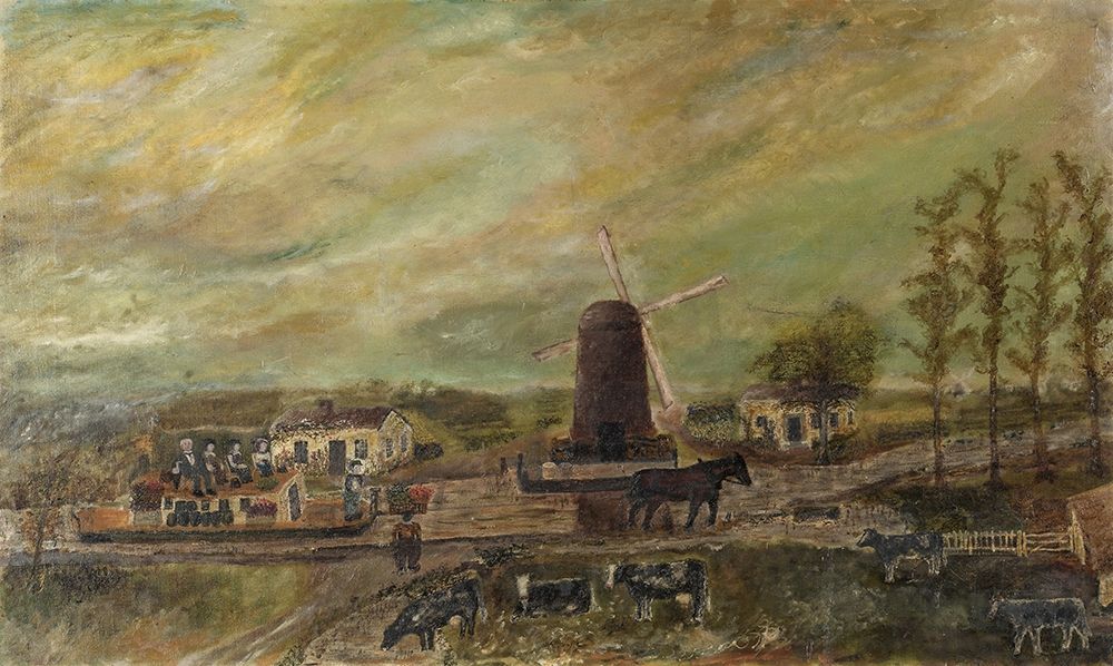 The Windmill art print by Frank E Case for $57.95 CAD