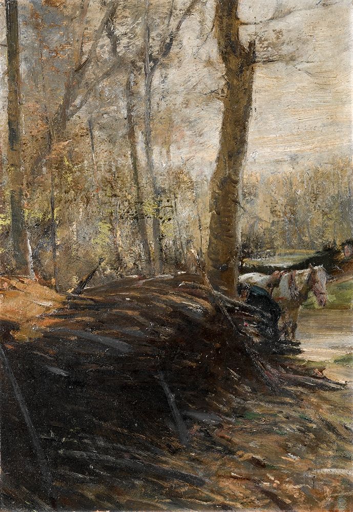 Woods Scene art print by Henry Keller for $57.95 CAD