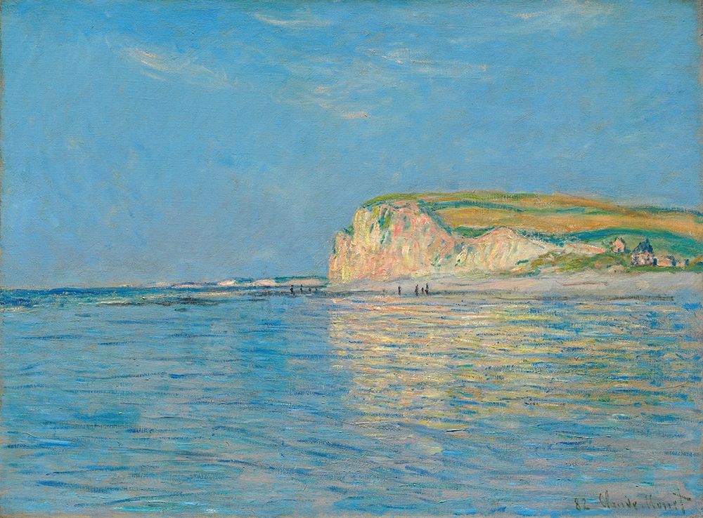 Low Tide at Pourville near Dieppe 1882 art print by Claude Monet for $57.95 CAD