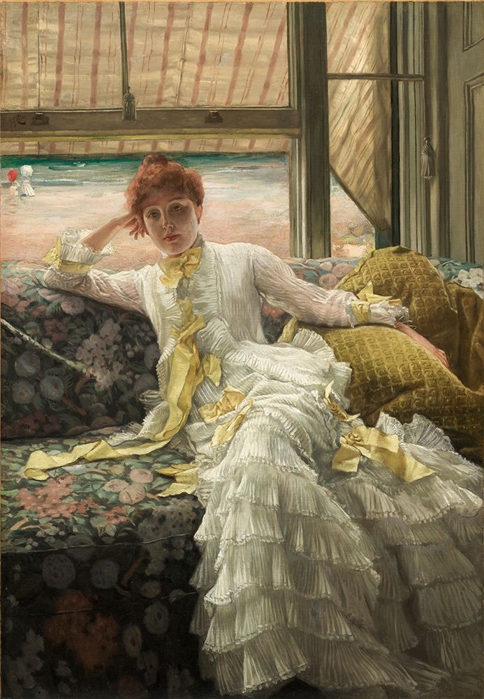 Seaside (July: Specimen of a Portrait) art print by James Tissot for $57.95 CAD
