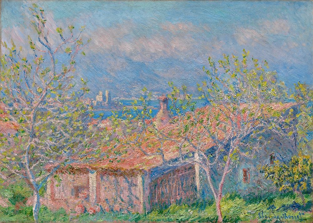 Gardeners House at Antibes art print by Claude Monet for $57.95 CAD