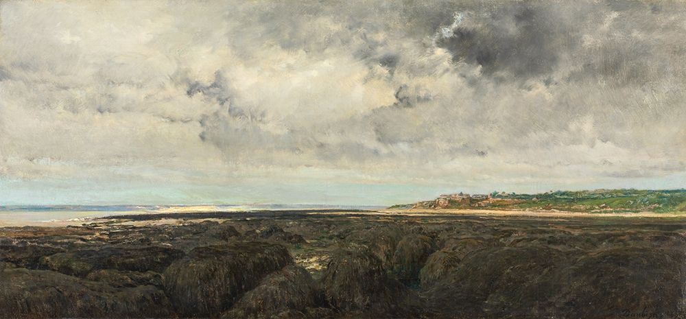 Villerville Seen from Le Ratier art print by Charles-Francois Daubigny for $57.95 CAD