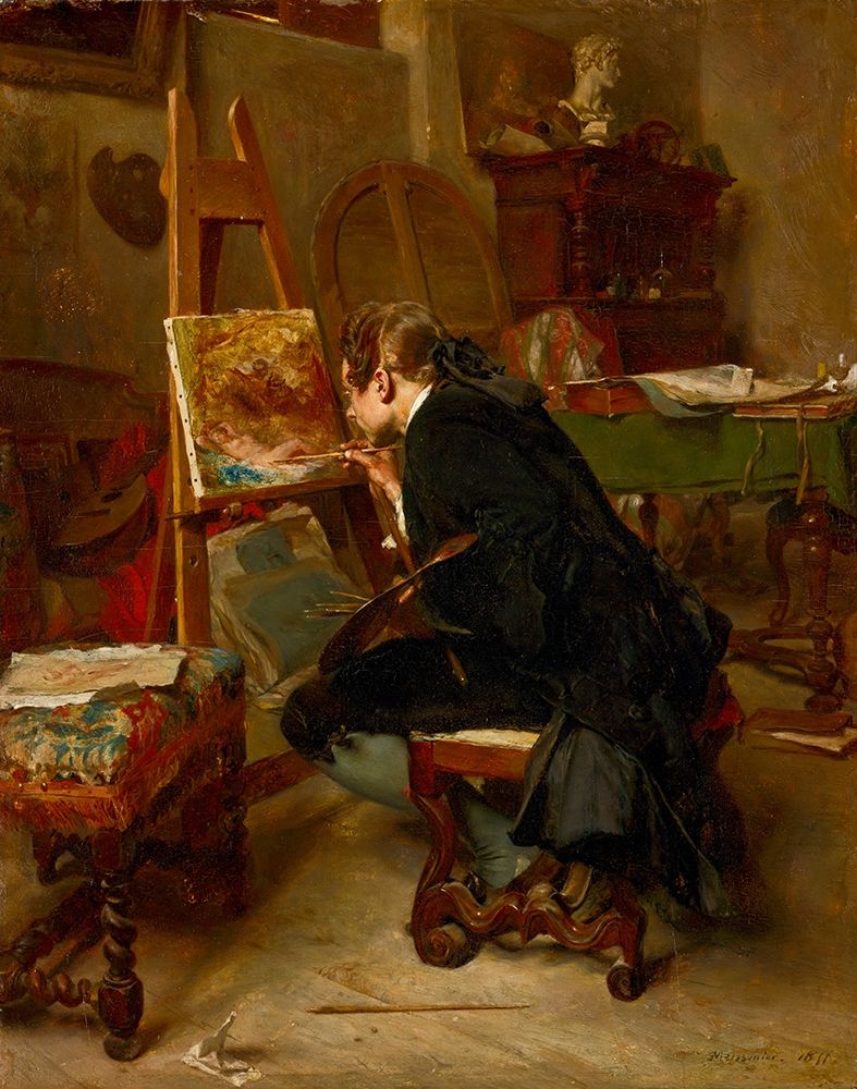 A Painter art print by Ernest Meissonier for $57.95 CAD