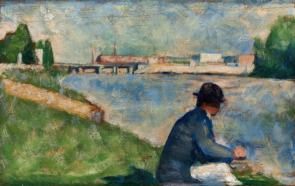 Study for Bathers at Asnieres art print by Georges Seurat for $57.95 CAD