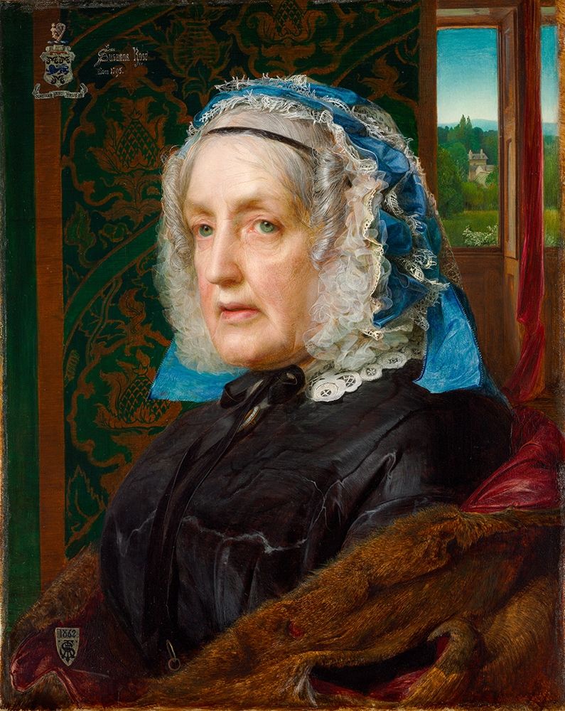 Portrait of Susanna Rose art print by Frederick Sandys for $57.95 CAD