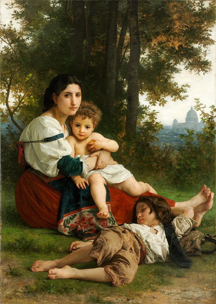Rest art print by William-Adolphe Bouguereau for $57.95 CAD