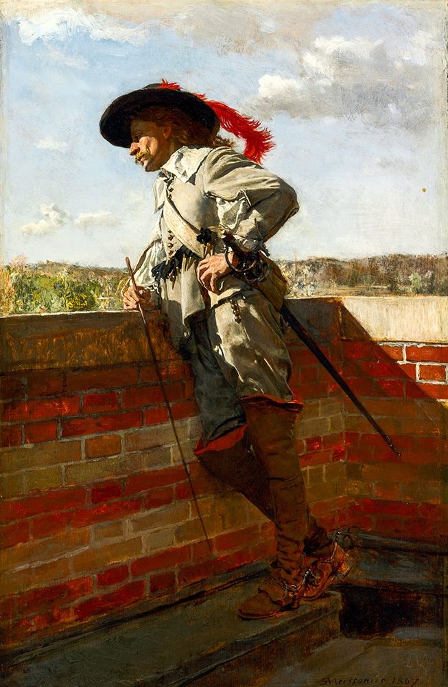 On a Terrace art print by Ernest Meissonier for $57.95 CAD