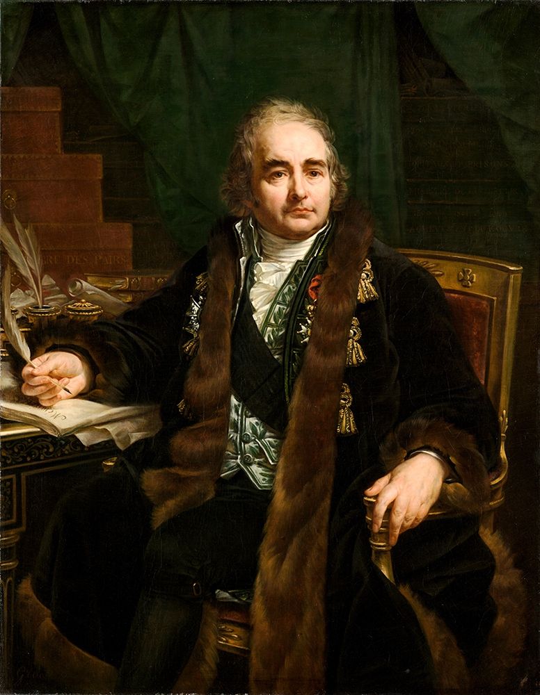 Portrait of Count Jean-Antoine Chaptal art print by Antoine-Jean Gros for $57.95 CAD