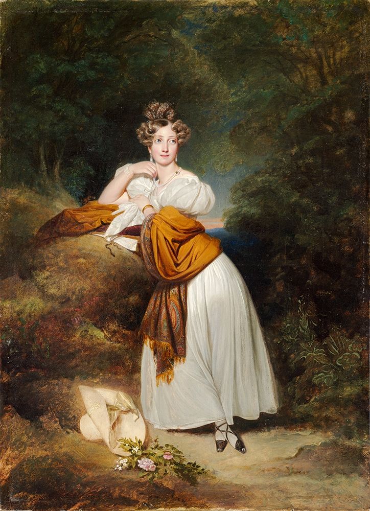 Sophie Guillemette, Grand Duchess of Baden (1801-1865) art print by Franz Xaver Winterhalter for $57.95 CAD