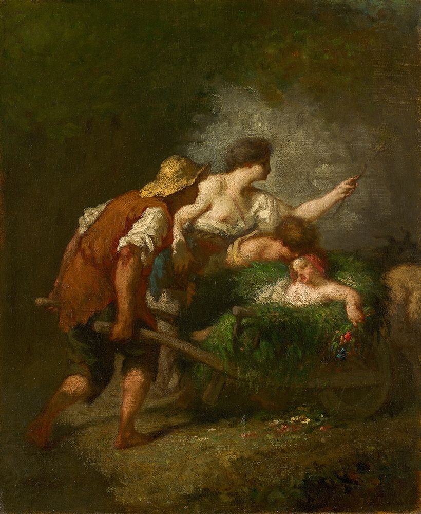 Return from the Fields art print by Jean-Francois Millet for $57.95 CAD