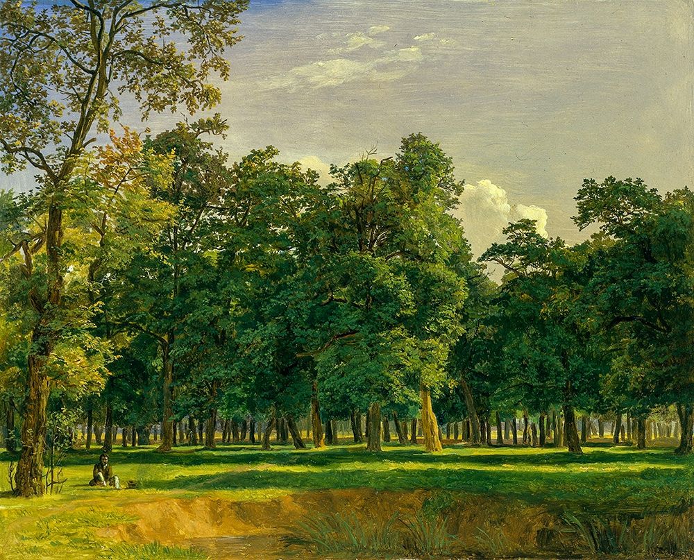 Prater Landscape art print by Ferdinand Georg Waldmuller for $57.95 CAD