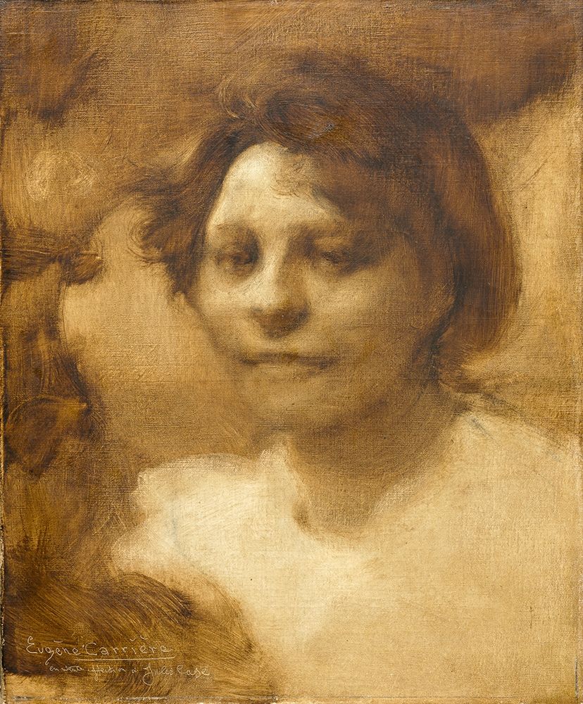 Madame Case art print by Eugene Carriere for $57.95 CAD