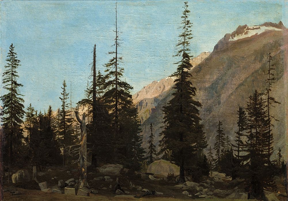 Alpine Landscape, The Handegg, Switzerland art print by Jean-Leon Gerome for $57.95 CAD