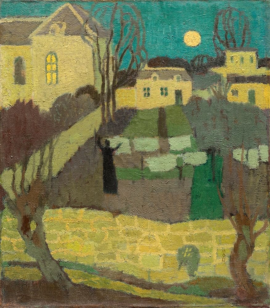 Drying the Linen, or Moonrise at the Priory art print by Maurice Denis for $57.95 CAD