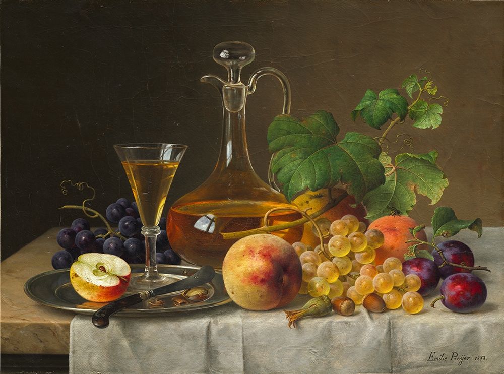 Still Life with Fruit art print by Emilie Preyer for $57.95 CAD