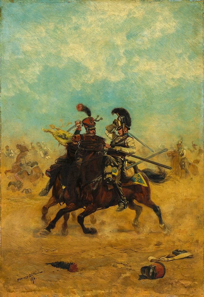 Combat for the Colors art print by Edouard Detaille for $57.95 CAD