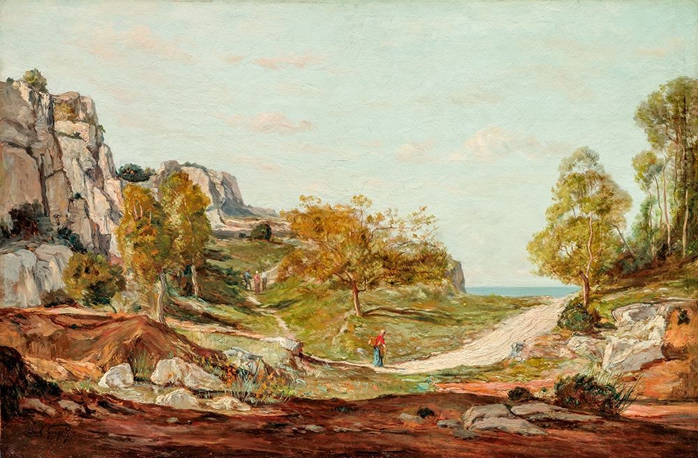 Landscape at Saint-Andre, Near Marseilles art print by Paul Guigou for $57.95 CAD