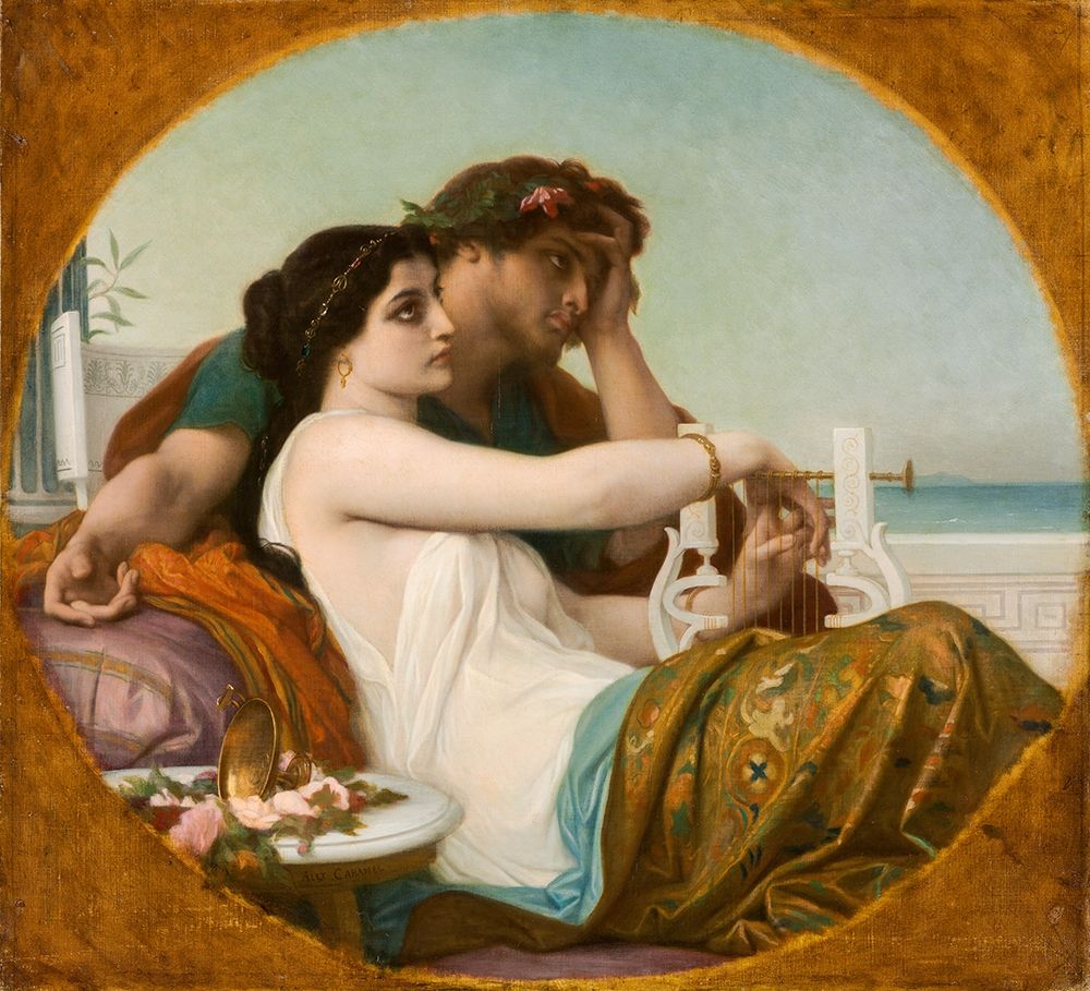Algae and Boniface art print by Alexandre Cabanel for $57.95 CAD