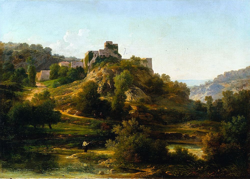 Chateauvieux-sur-Suran art print by Antoine-Claude Ponthus-Cinier for $57.95 CAD