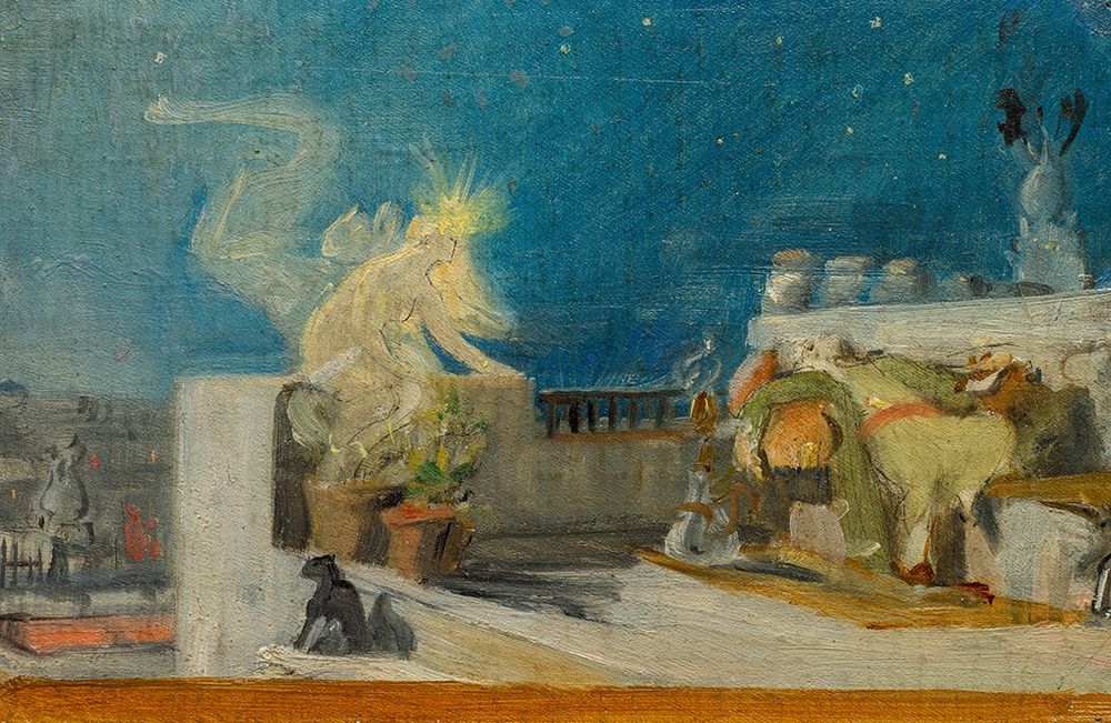 Sketch for The Oriental Dream art print by Jean Lecomte du Nouy for $57.95 CAD
