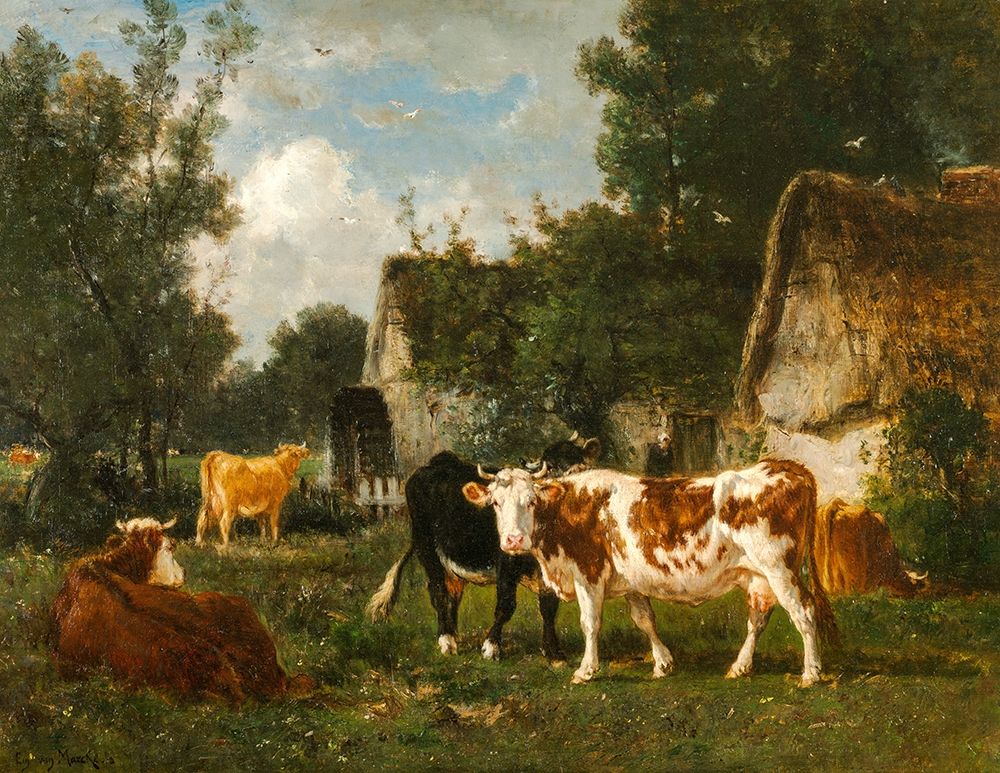 The Mill art print by Emile van Marcke for $57.95 CAD
