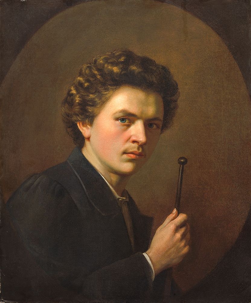 Self-Portrait with a Maulstick art print by Henri Regnault for $57.95 CAD
