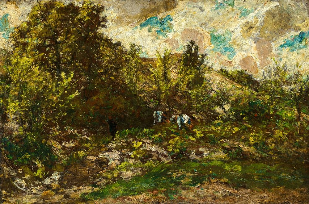 Autumn art print by Adolphe Monticelli for $57.95 CAD